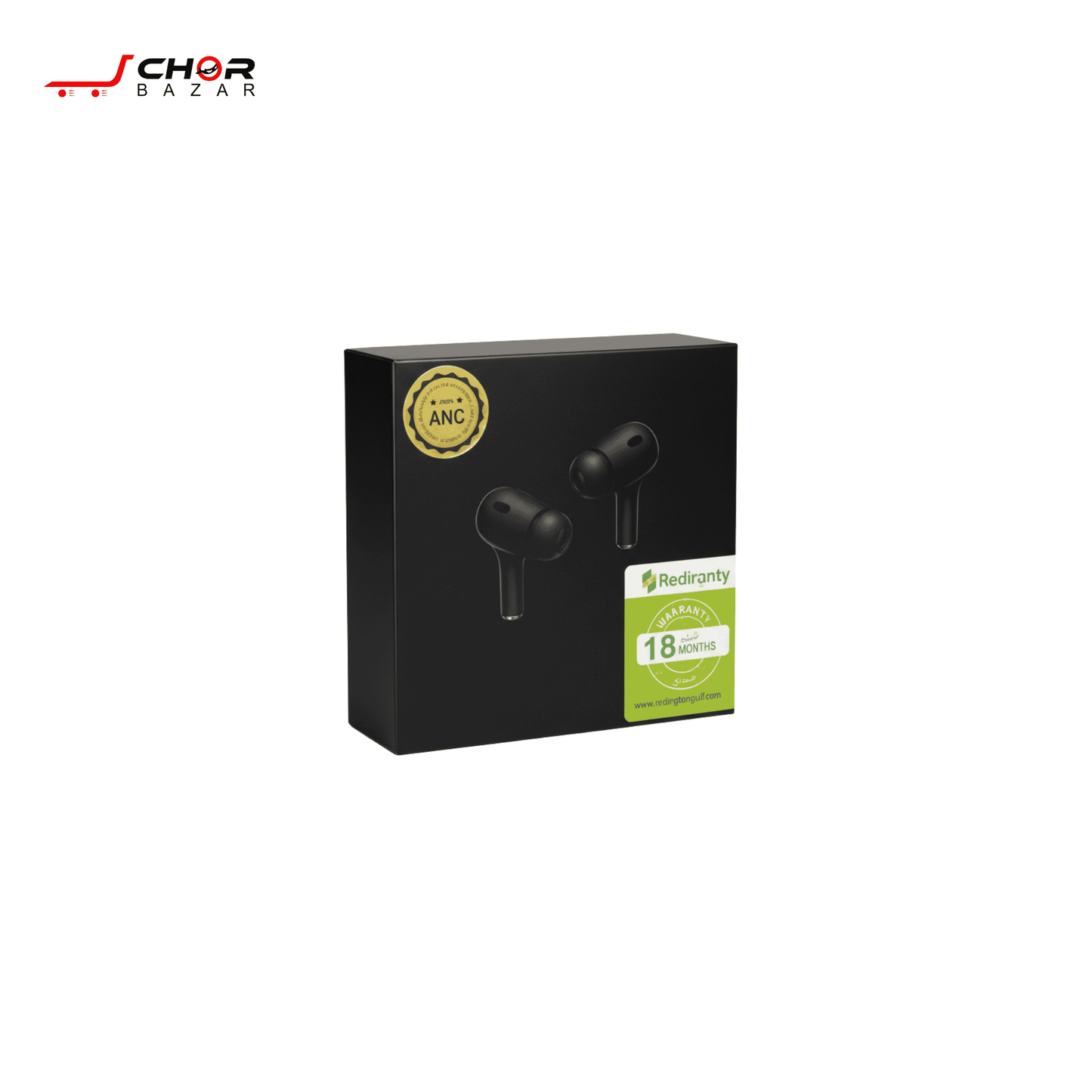 Redington Black ANC Earbuds (18 Months Warranty)