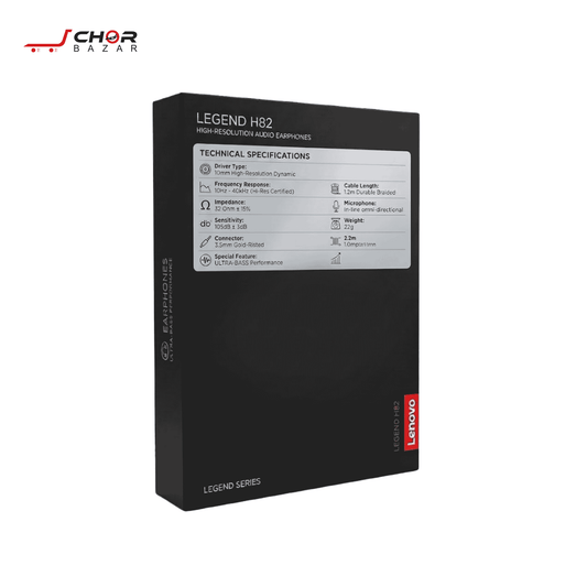 Lenovo Legend H82 (Wired Earphones - Black/Red)