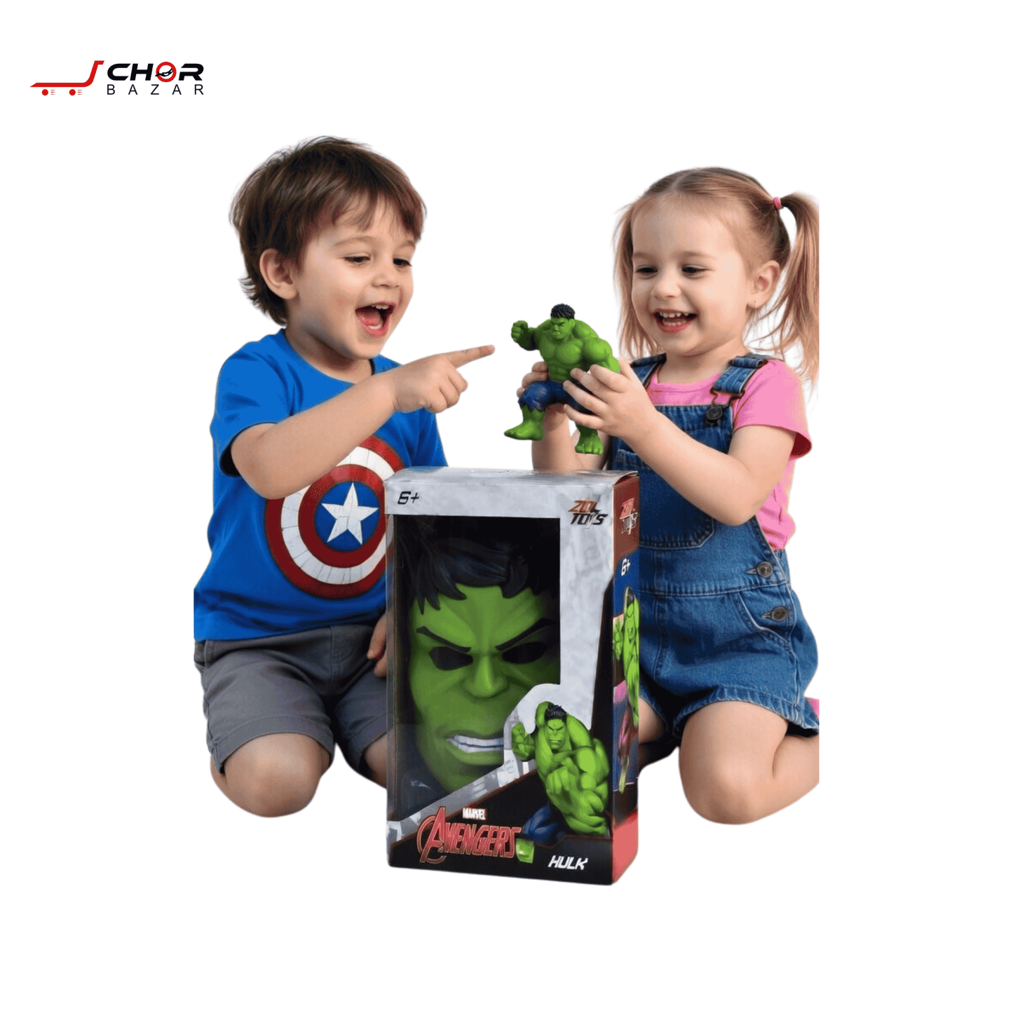 Superhero Hulk Face Masks