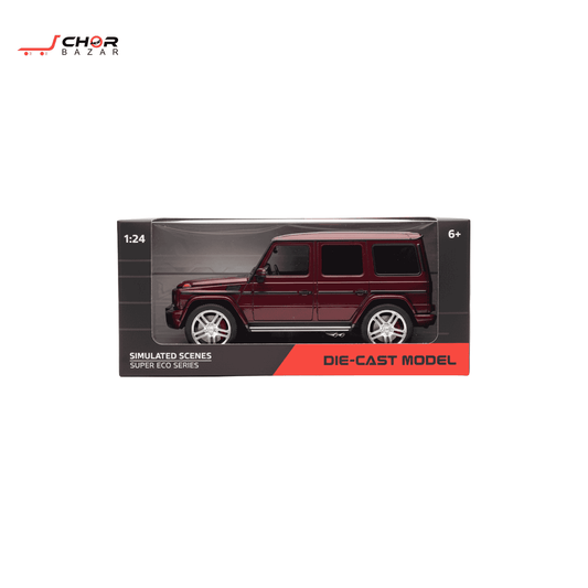 Die-Cast SUV (Red – G-Class Style)