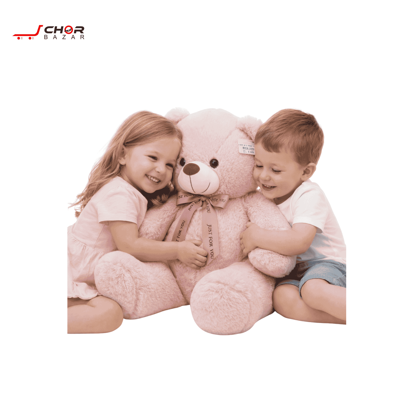 Large Teddy Bear (Light Pink)