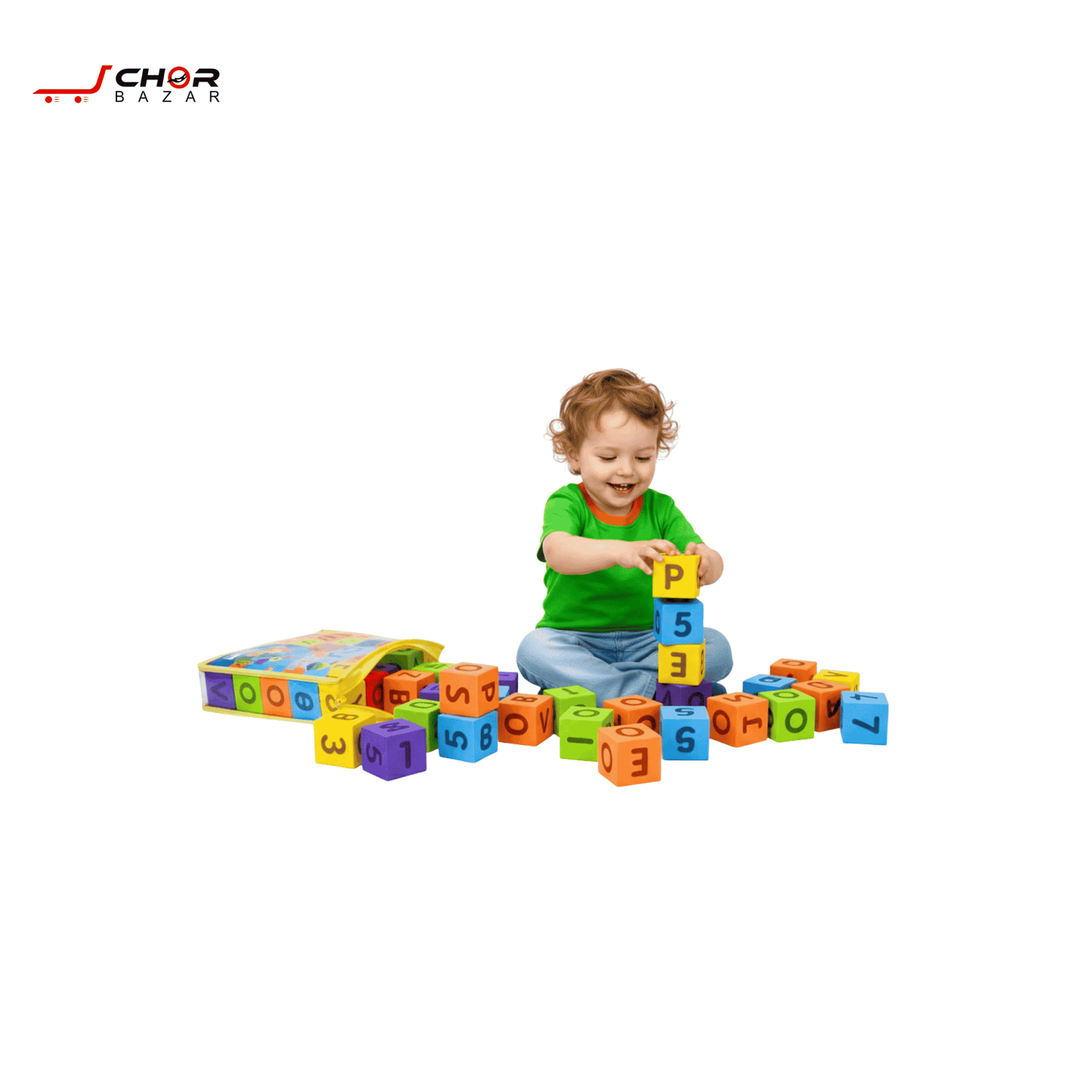 30-Piece Soft Alphabet & Number Blocks)