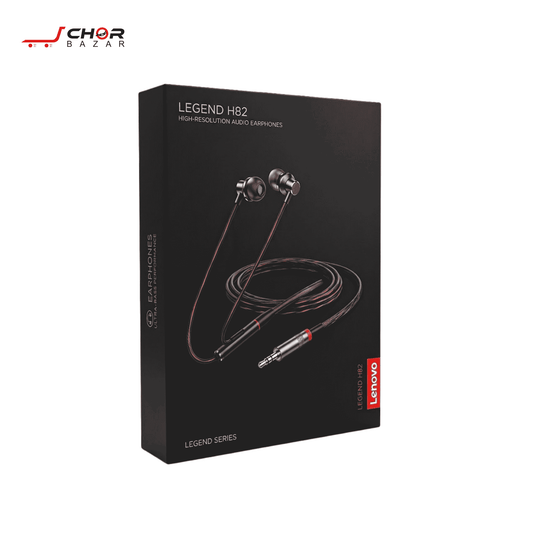 Lenovo Legend H82 (Wired Earphones - Black/Red)