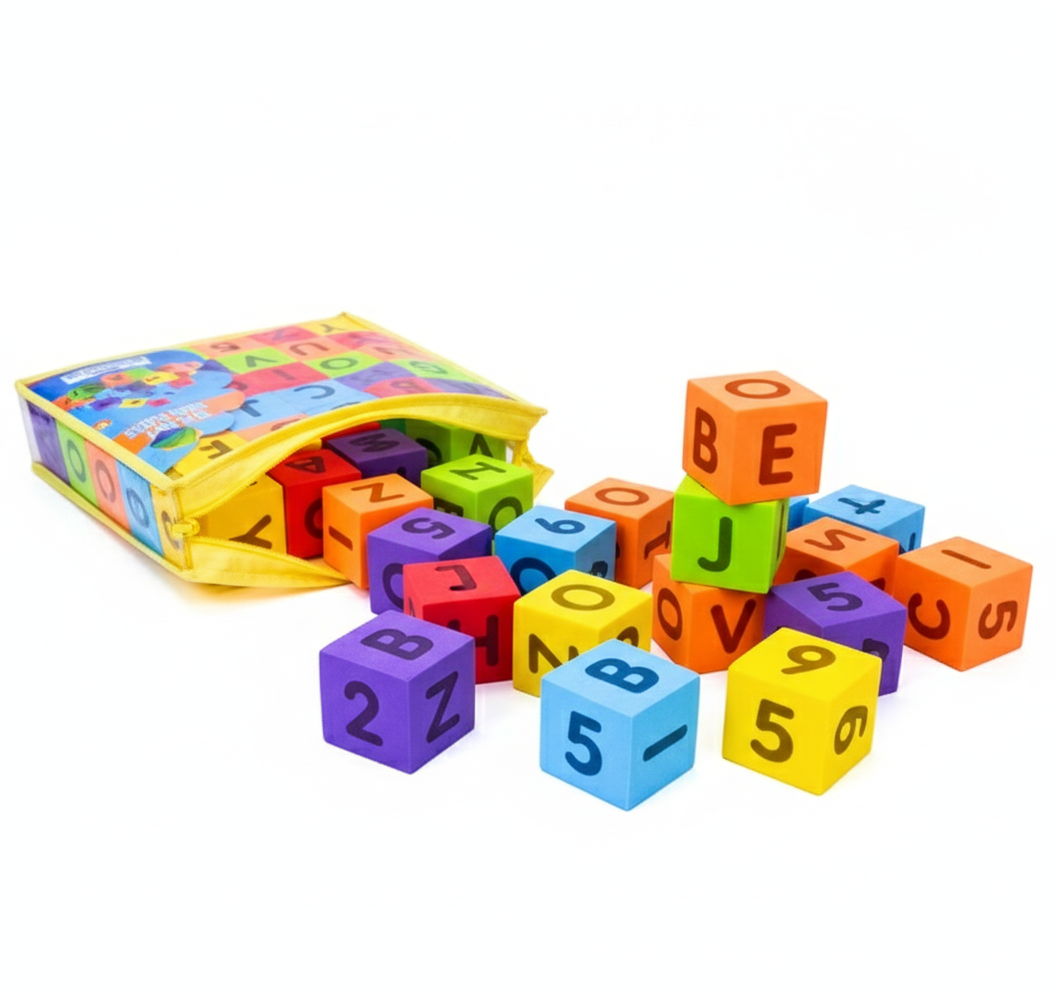 30-Piece Soft Alphabet & Number Blocks)
