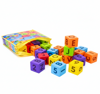 30-Piece Soft Alphabet & Number Blocks)