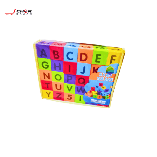 30-Piece Soft Alphabet & Number Blocks)